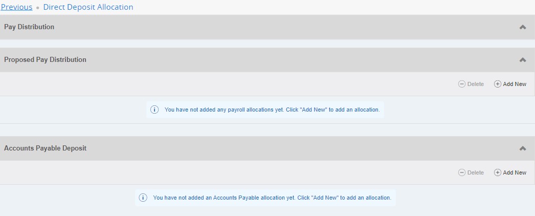 direct deposit allocation form